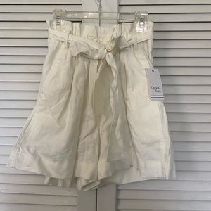 Ophelia roe paper bag shorts NWT